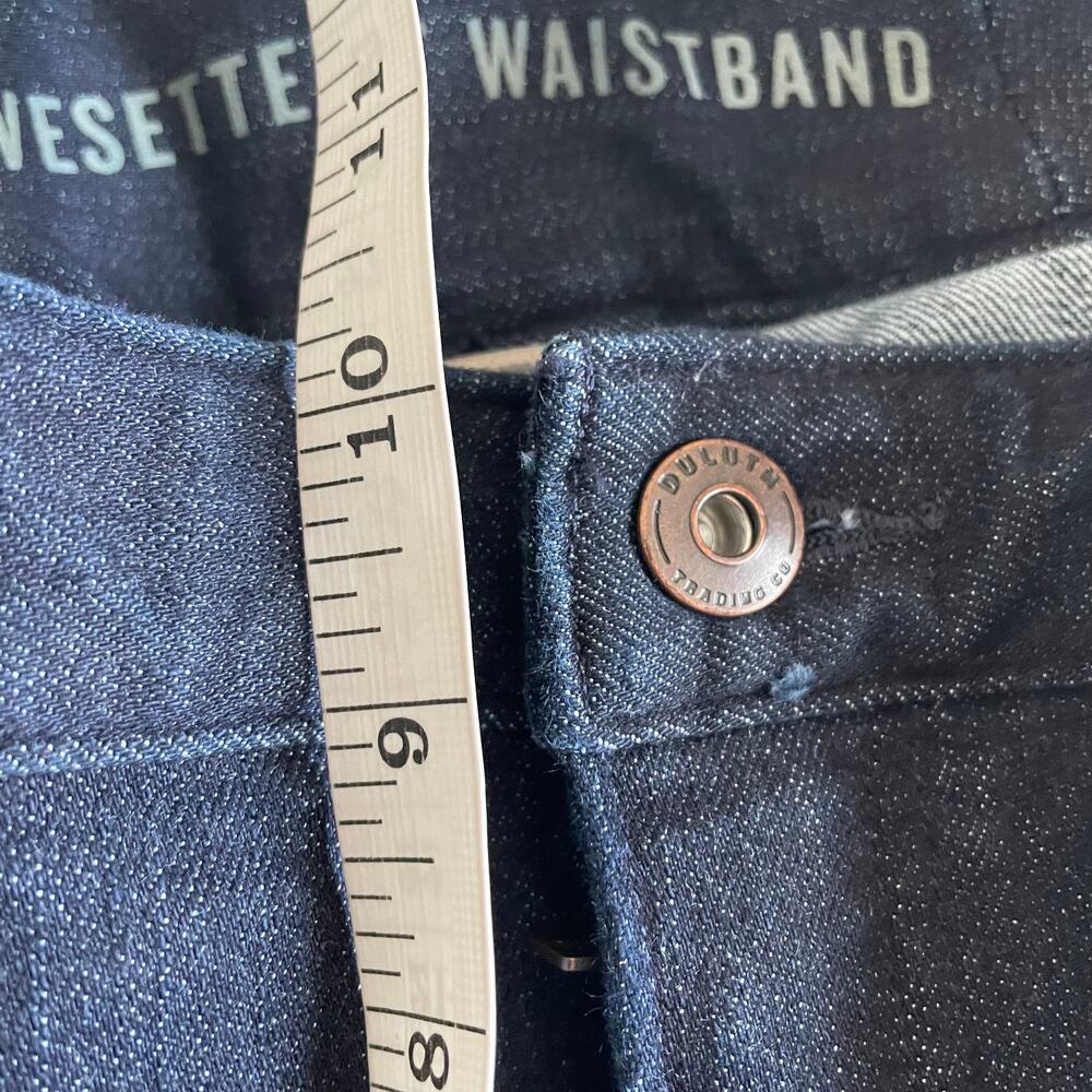 Duluth Trading Jeans Cargo Womens 12 Curvesetter Double Knee Work - Picture 8 of 10